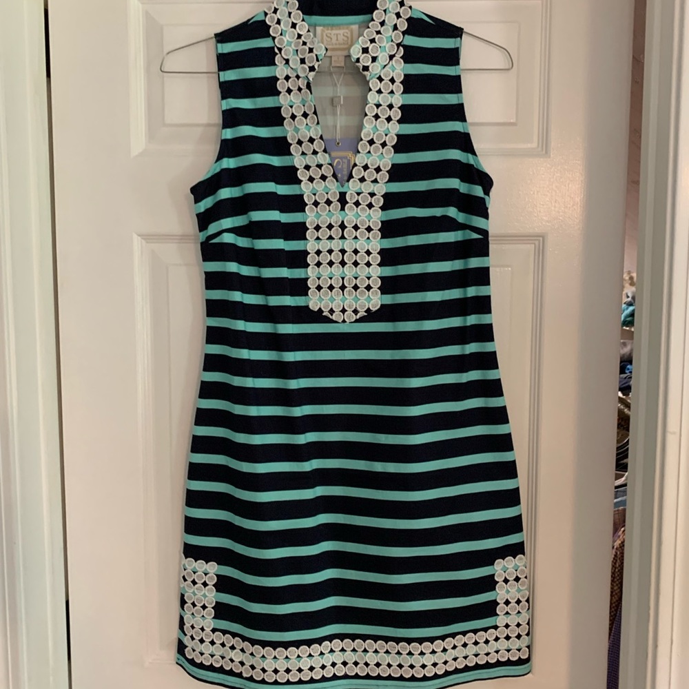 Sail to Sable Sleeveless Tunic Dress